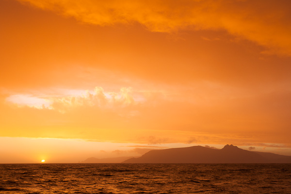 Orange sunset: Mark Tatchell Photography